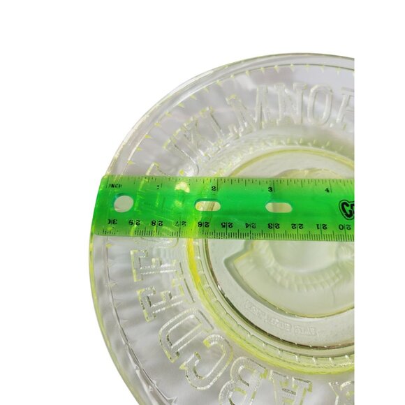 Antique Uranium Children's (Boy) EAPG ABC Plate by Clay's Crystal Works - Picture 8 of 9